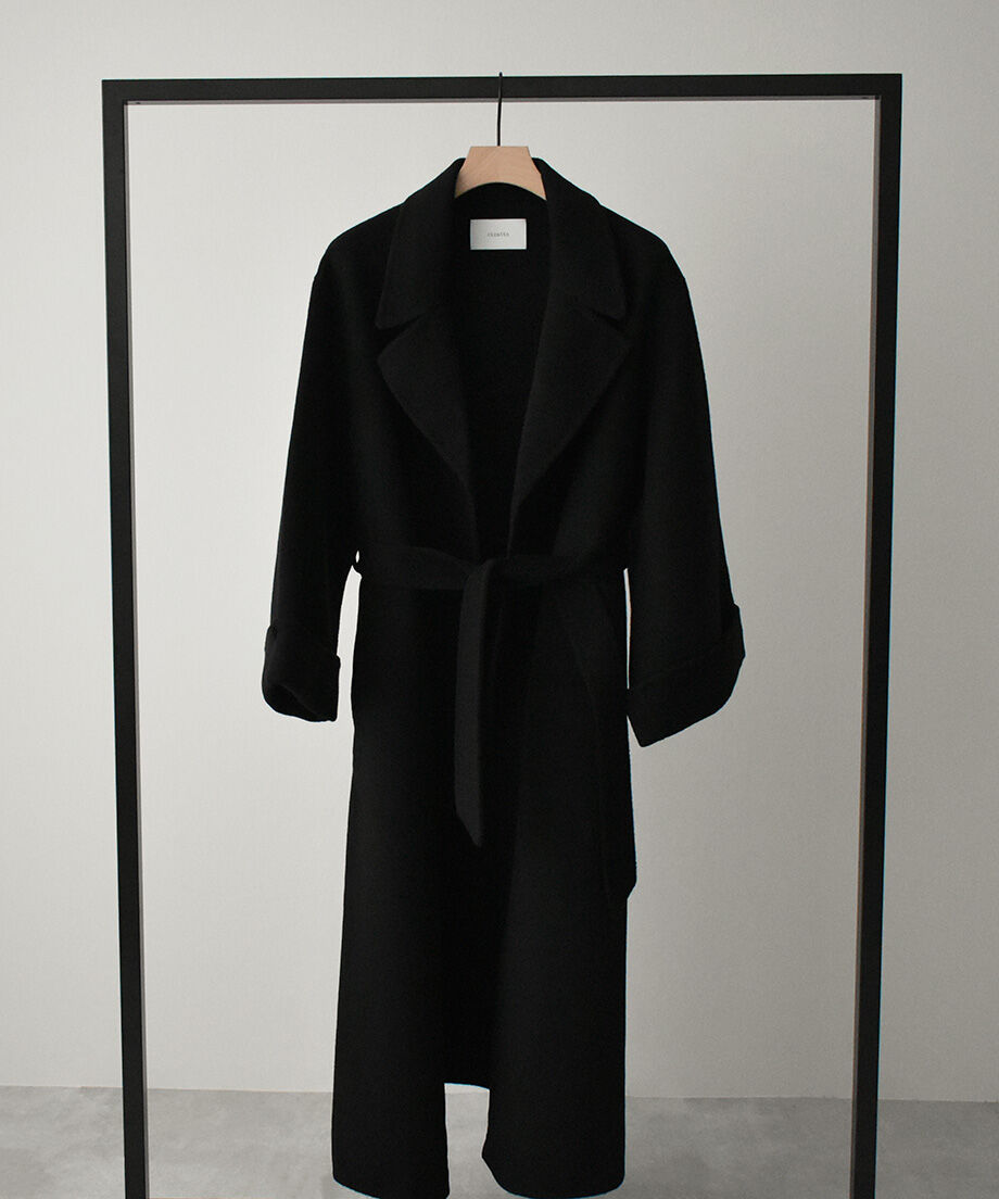 Wool Gown Coat（Black） | cizatto - ロングコート