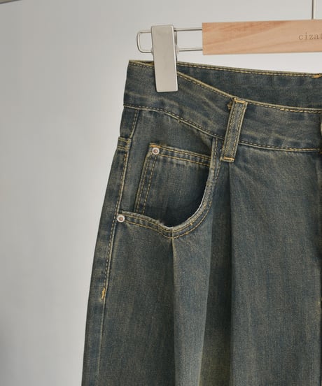 Tuck Straight Denim bo2000-175