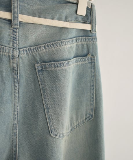 String Belt Denim Pants bo2000-157