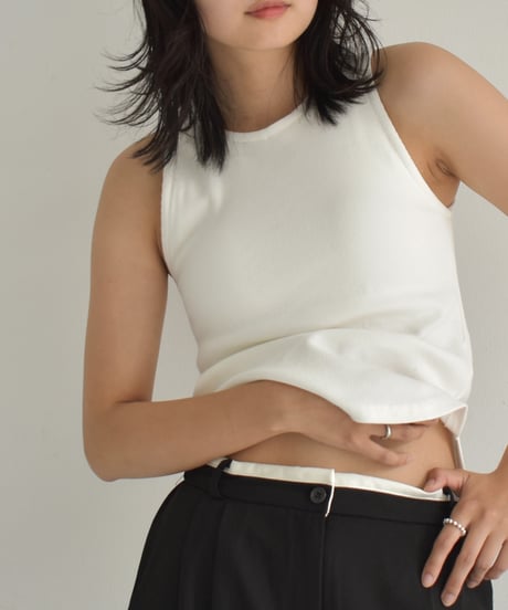 Pad In Rib Tank Top t1911-279