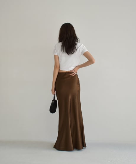 Satin Narrow Skirt bo2000-156
