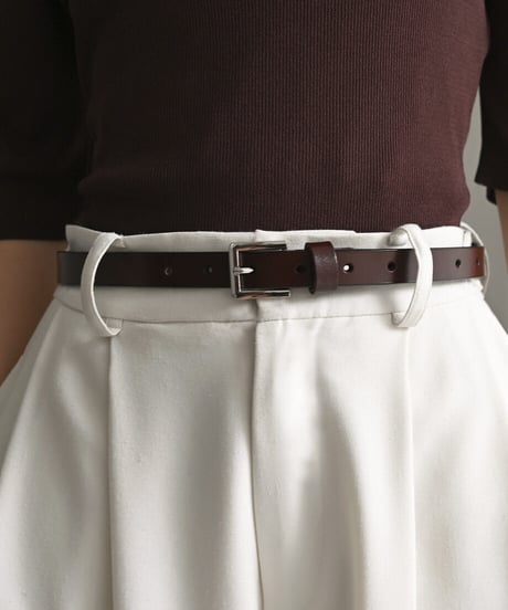 Leather Narrow Belt np-be1913-106