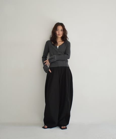 Cocoon Silhouette Pants bo2000-143