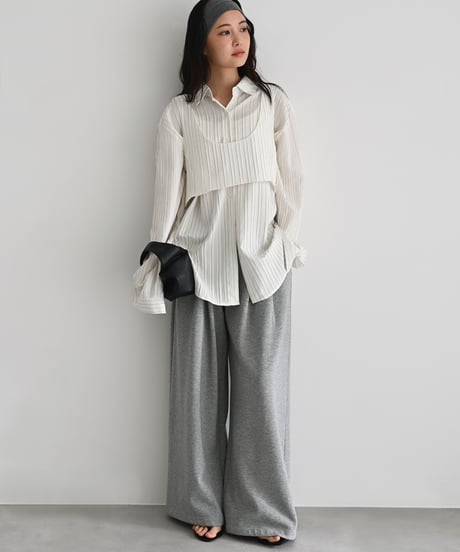 Stripe Bustier Shirt t1911-516