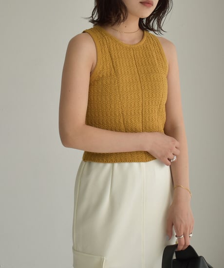 Compact Knit Tanktop t1911-196