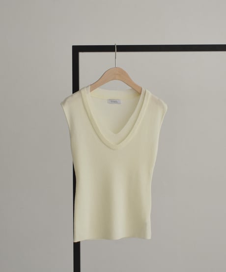 Layered Like Vneck Knit Tank t1911-415