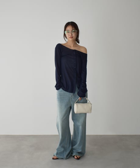Offshoulder Sheer Cardigan t1911-414