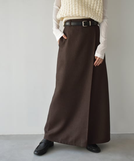 Wrap Long Skirt bo2000-186