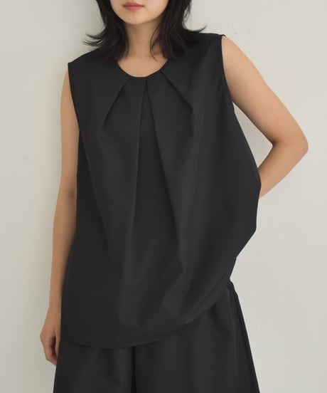 【STUDIO ENUL】Flare Sleeveless Top 200002