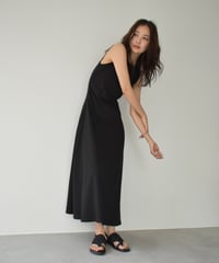 Waist Gather Flare Onepiece op-0202009552