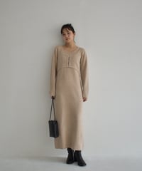 I Line Knit Onepiece op-0202009521