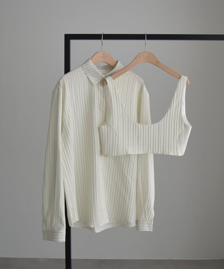 Stripe Bustier Shirt t1911-516