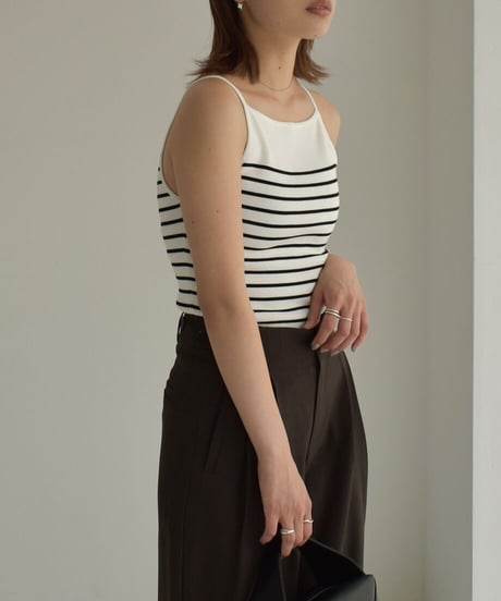 Border Knit Camisole t1911-202