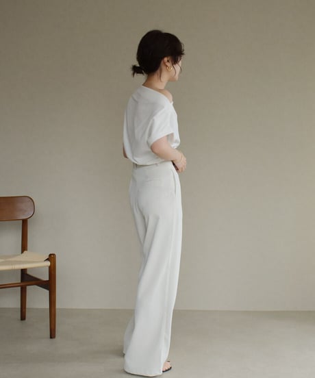 Side Ribbon Pants（Ecru） bo2000-53