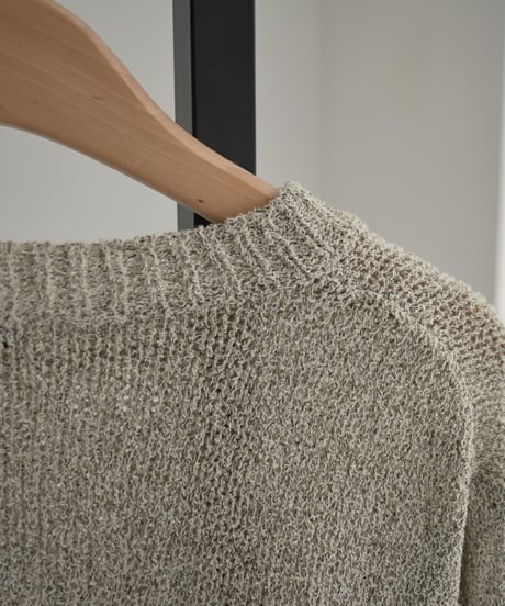 Back Ribbon Knit Pullover t1911-446
