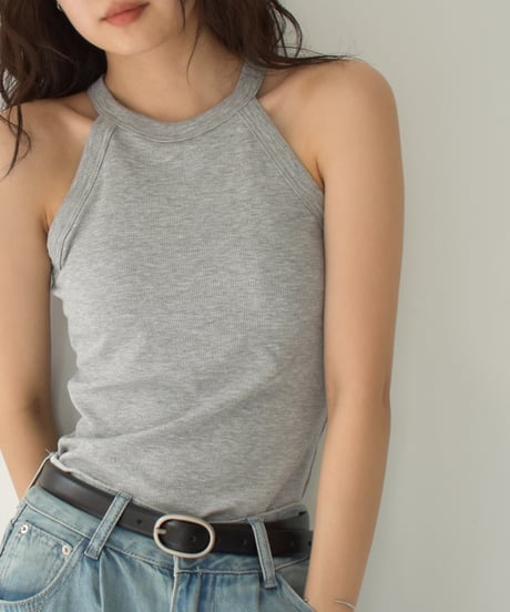 Pad In Halter Neck Tanktop t1911-398