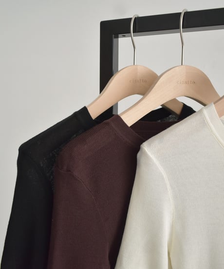 Halfsleeve Knit Tops t1911-464