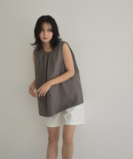 【STUDIO ENUL】Flare Sleeveless Top 200002
