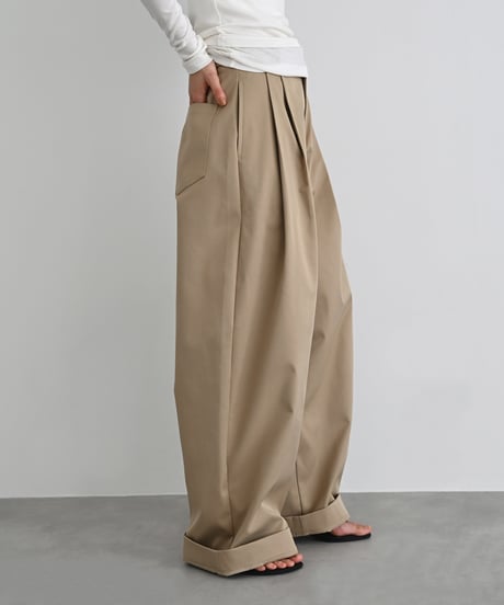 Double Tuck Wide Pants bo2000-189