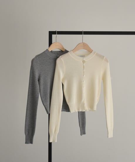 Sheer Rib Knit Cardigan t1911-494