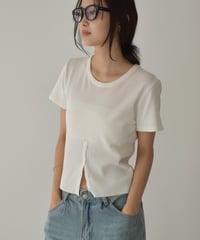 Waist Shape Button Knit Tops np-t1911-393