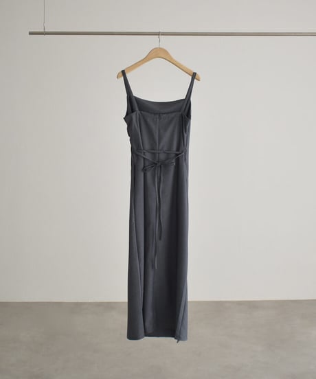 Side Tuck Drape Onepiece（Gray）op-0202009563