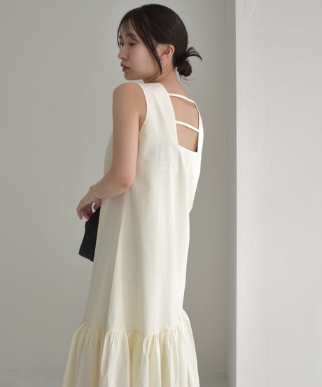 Back Open Nosleeve Onepiece op-0202009531
