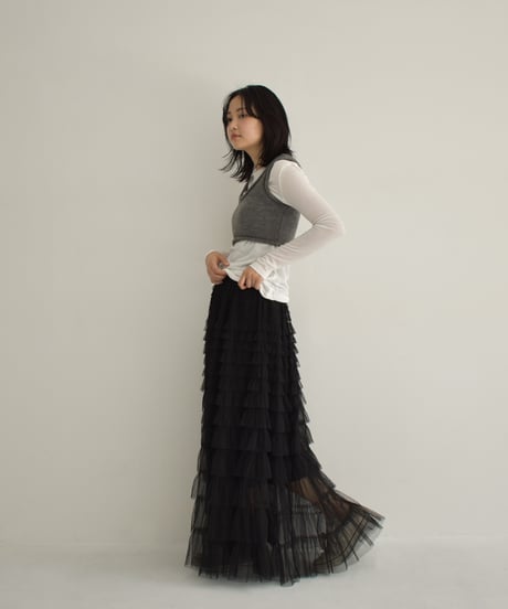 Tiered Tulle Frill Skirt bo2000-111