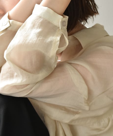 Sheer Palecolor Shirt t1911-74