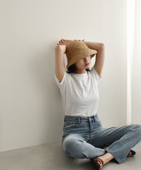 Straw Bucket Hat h2000-3