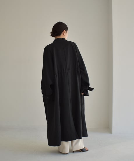 Drawstring Spring Long Coat c1911-46