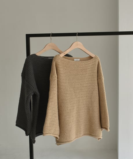 Boat Neck Lowgauge Knit t1911-219