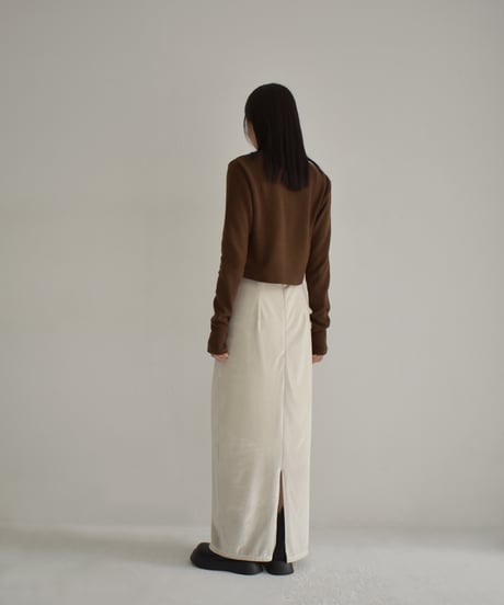 Velor Highwaist Pencil Skirt bo2000-129