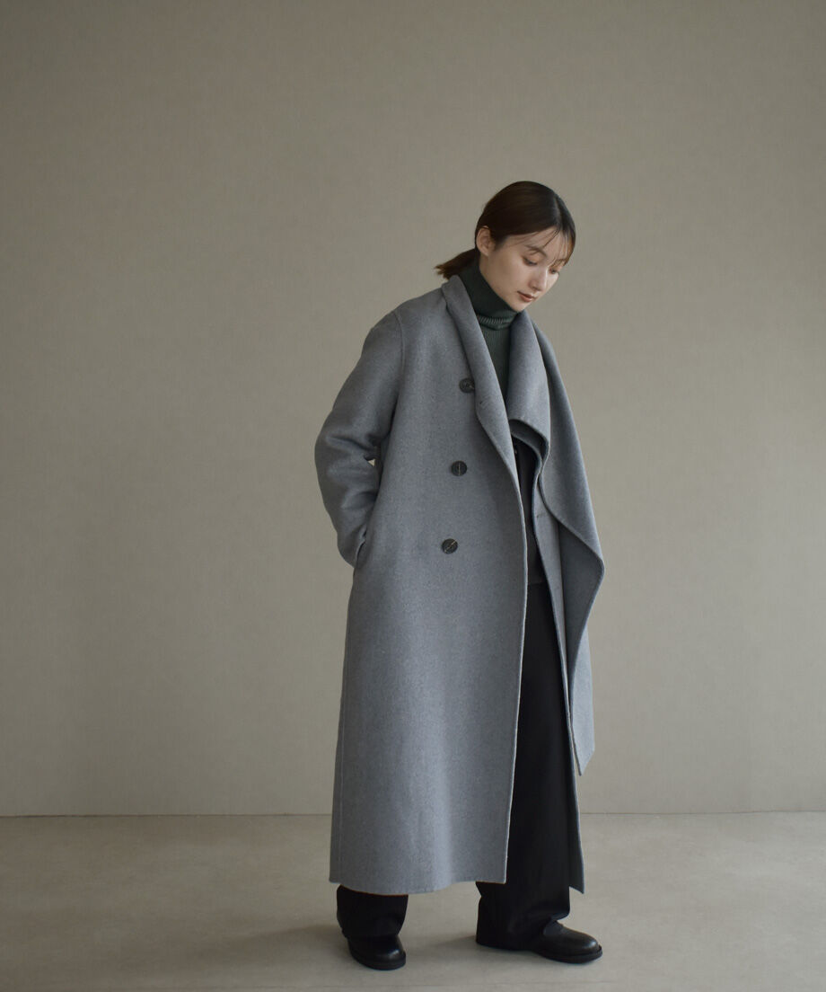 cizatto ロングコート Stole Wool Long Coat c1911-22 | cizatto