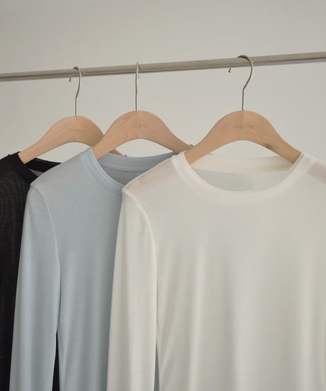 Long sleeve Sheer Tops t1911-444
