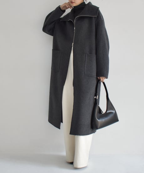 Doublezip Wool Long Coat c1911-54