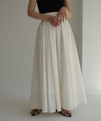 Nylon Flare Skirt