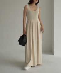 Waist Tuck 2way Nosleeve Oenpiece op-0202009504