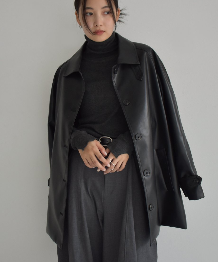 Fake Leather Jacket【cizatto完売品】 ＊週末限定価格＊ Fake Leather Jacket【cizatto完売品】 ＊週末限定価格＊