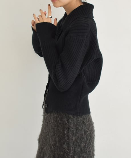 Polo Rib Knit Cardigan t1911-334