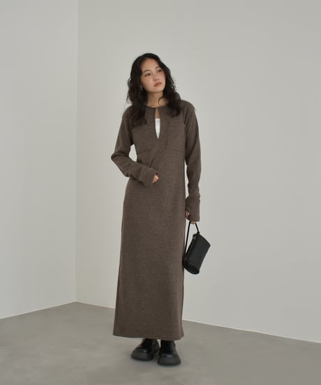 2way Neck Long Onepiece op-0202009560