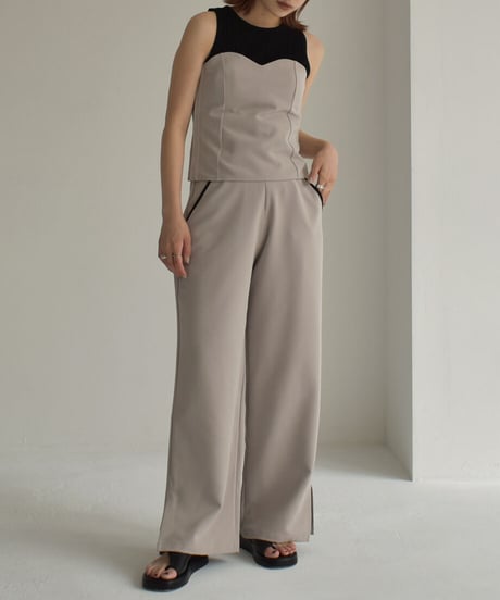 Back Lace Up Bustier【セットアップ着用可能】 0202004437