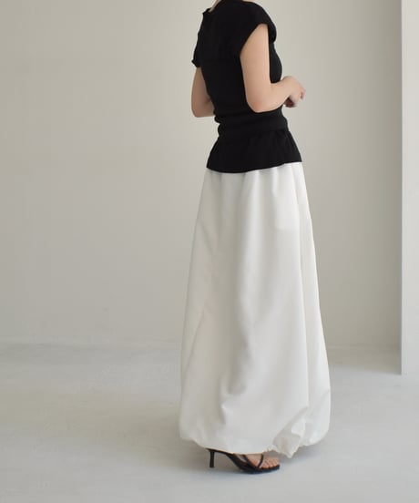 Drawstring Balloon Skirt bo2000-110
