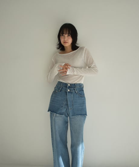 Layered Sheer Tops t1911-215