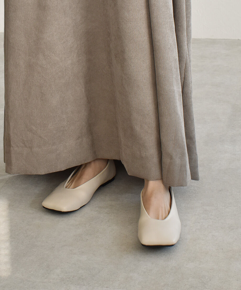 ohotoro Square Ballet Pumps（24cm） square ballet pumps | OHOTORO