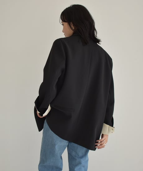 Loose Double Breasted Jacket t1911-254