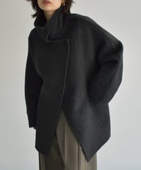 Stand Collar Midi Wool Coat c1911-61