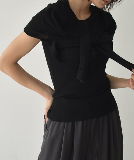 Rib Layered Knit Set t1911-434