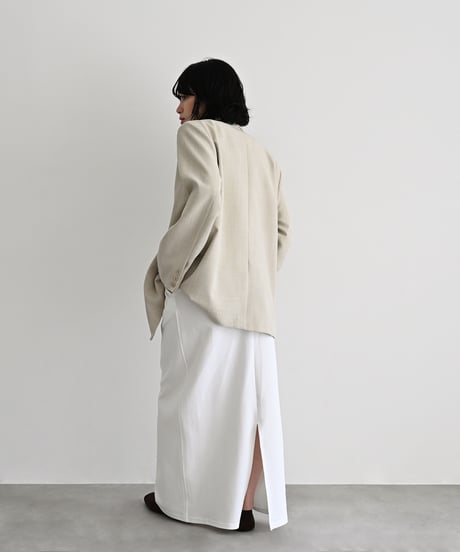 Drawstring Narrow Long Skirt bo2000-190