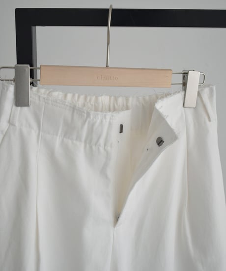 Cotton Tuck Wide Pants bo2000-188